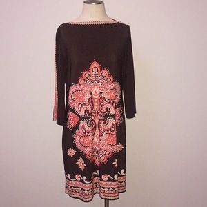 London Times - paisley dress